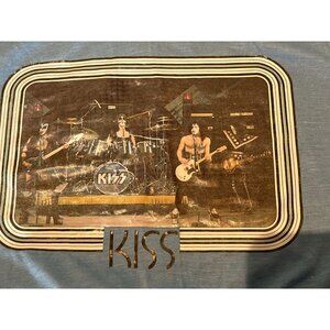1970s Kiss Vintage Tour Band Rock T Shirt Blue single stitch Medium